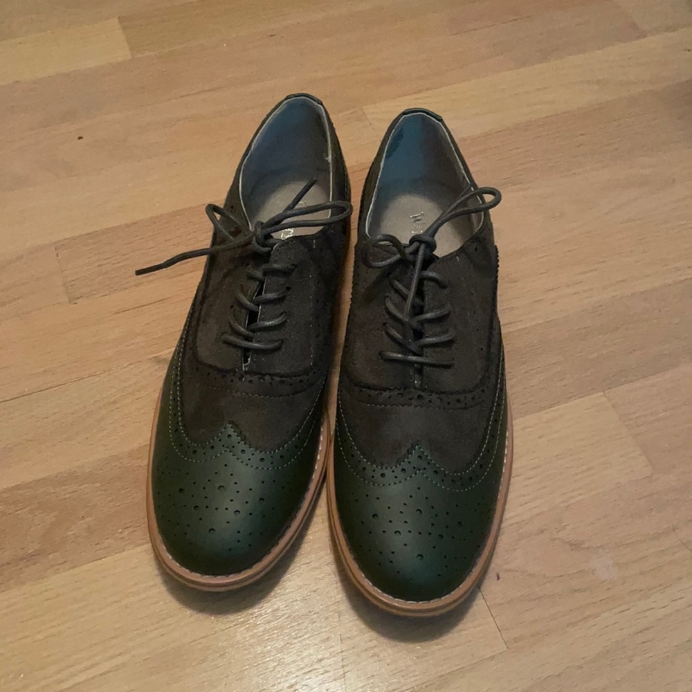 dark green summer / fall shoes